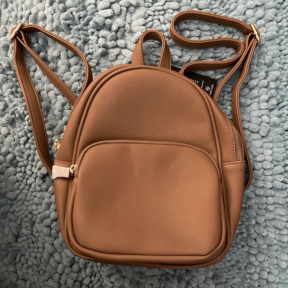 Handbags - Brand New Camel Color Mini Backpack